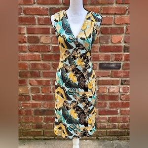 Tory Burch Silk Butterfly Print Dress